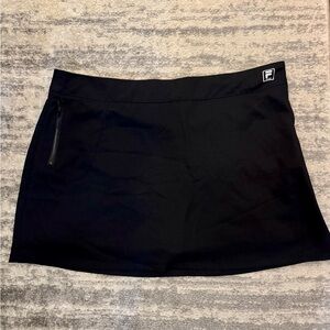 Fila Black Mini Athletic Skirt